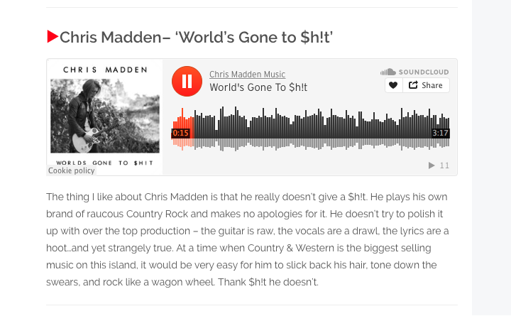 Worlds Gone To Shit Chordblossom Review 09042017